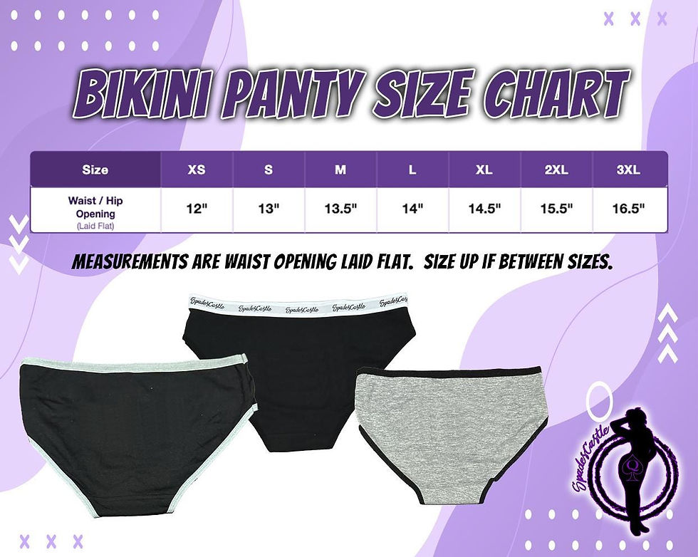 Thumbnail: BBC Only Bikini Panty with Queen of Spades Symbol