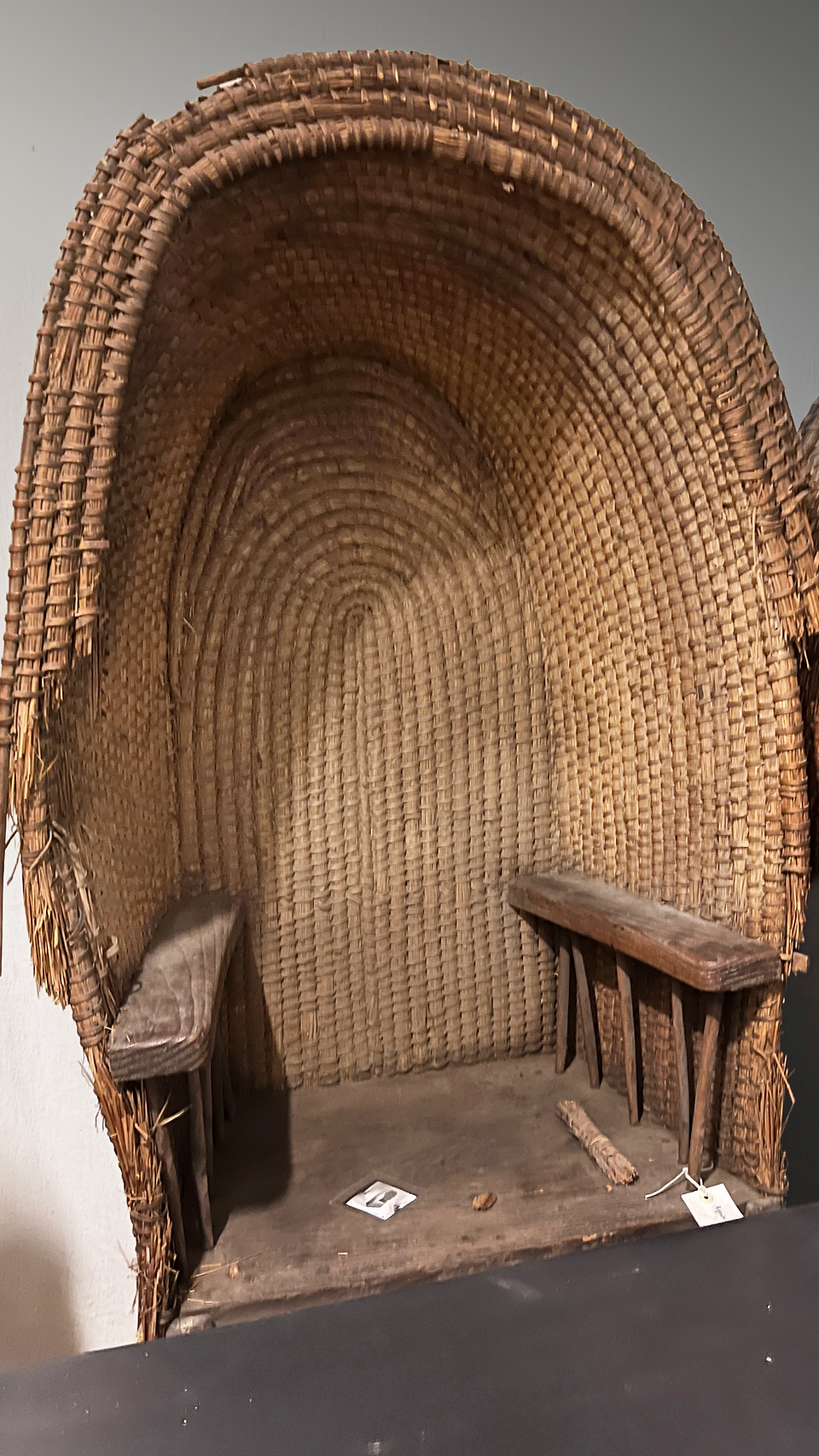 Woven chair, Welsh basketry
