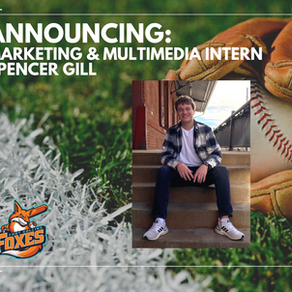 Meet Spencer Gill, the New Multi-Media Intern for Fort Collins Foxes Baseball Team!