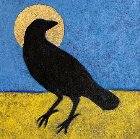Crow in the Yard