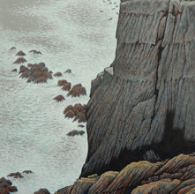 Quoddy Head Cliffs  (black & white) 