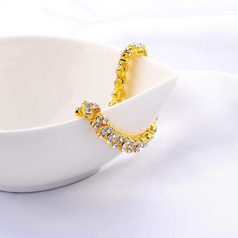 サムネイル： 2021 New Fashion Roman Style Woman 925 Sterling Silver Crystal Diamond Bracelet