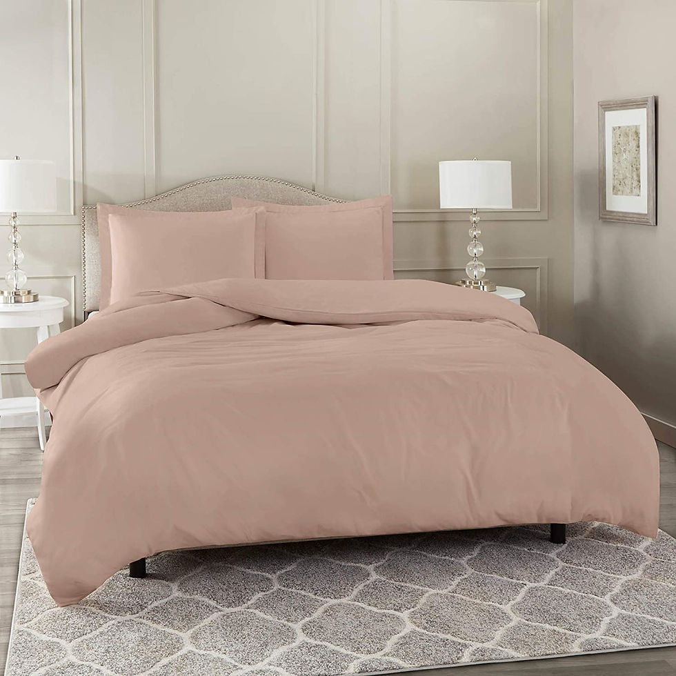 الصورة المصغرة: Nestl White Duvet Cover Queen Size - Soft Queen Duvet Cover Set, 3 Piece Double