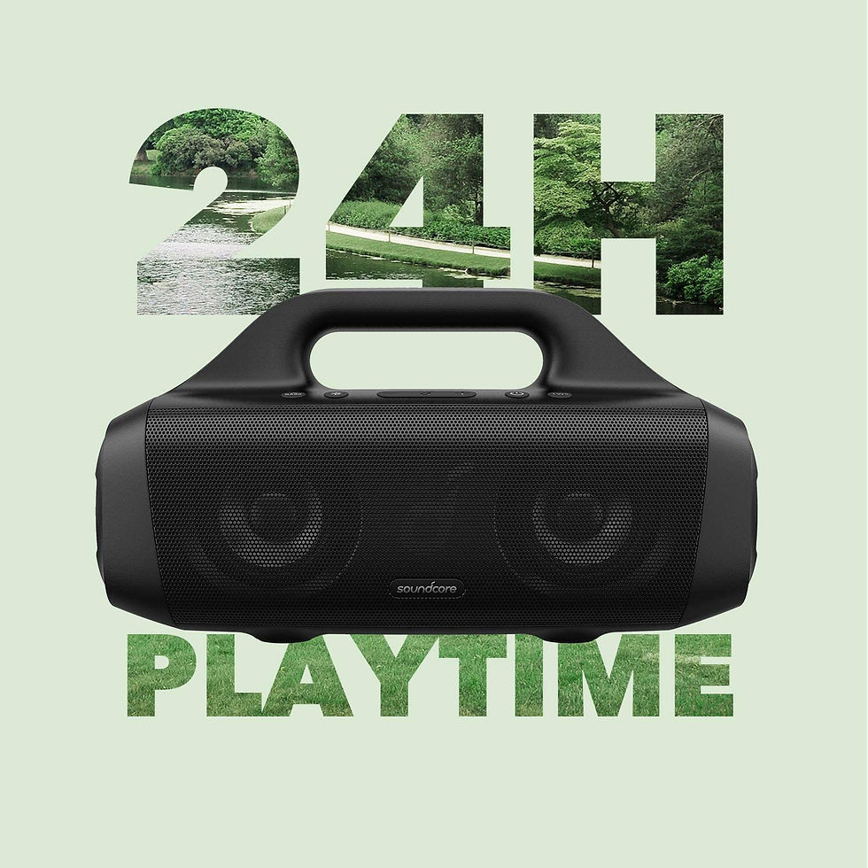 サムネイル： Soundcore Motion Boom Outdoor Speaker with Titanium Drivers, BassUp Technology,