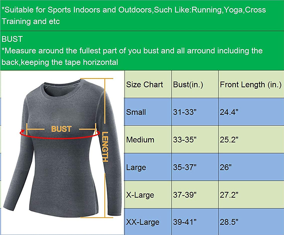 थंबनेल: Neleus Women's 3 Pack Athletic Compression Long Sleeve T Shirt Dry Fit