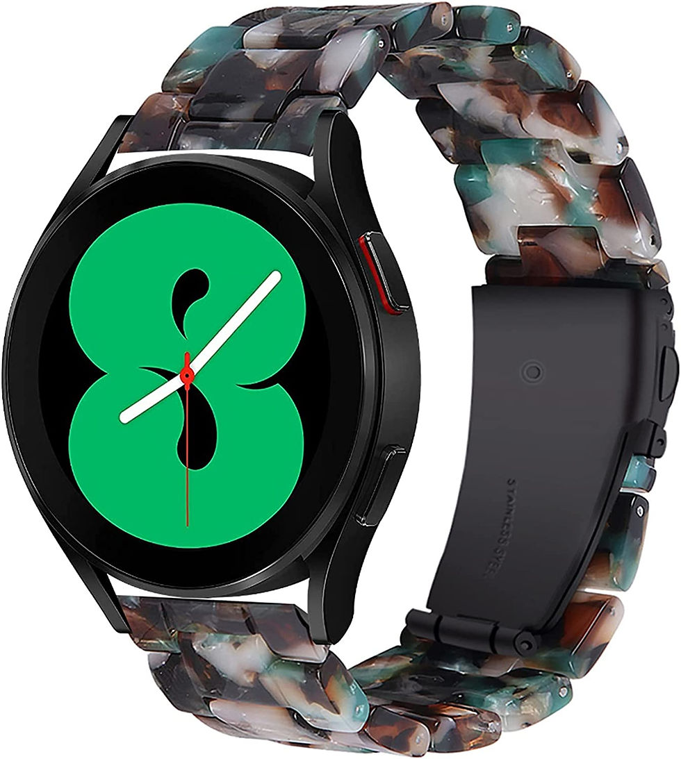 Thumbnail: Miimall Compatible with Samsung Galaxy Watch 4 Band 40mm 44mm, Watch 4 Classic 