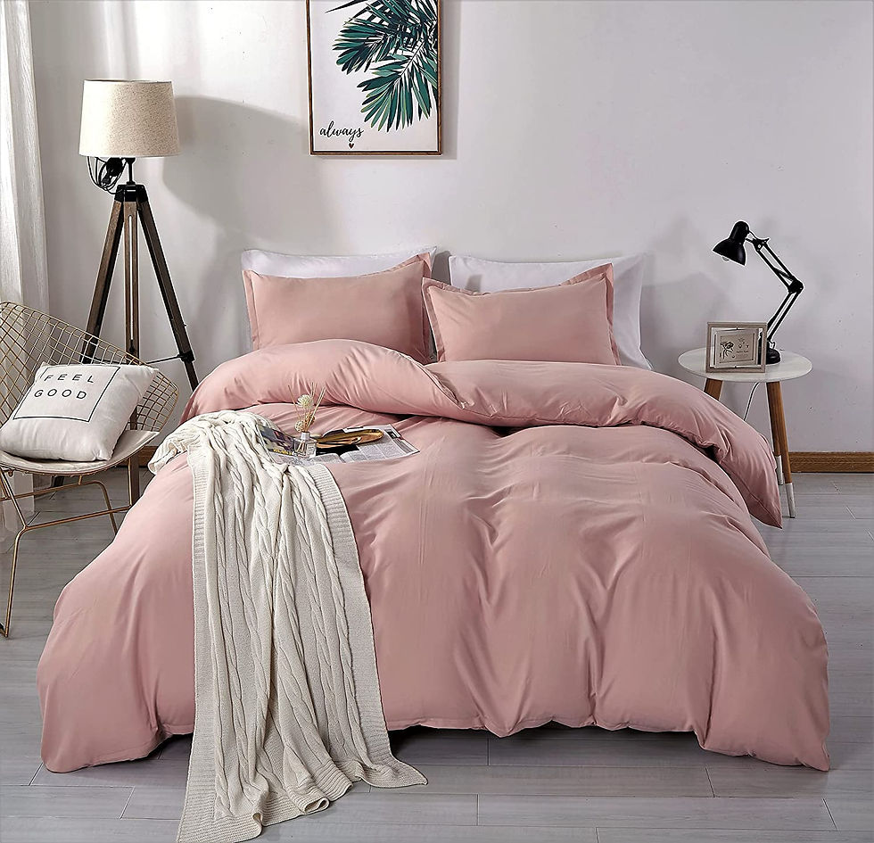الصورة المصغرة: Alazuria Bedding Duvet Cover 3 Piece Set 100% Washed Microfiber-Ultra Soft Brea
