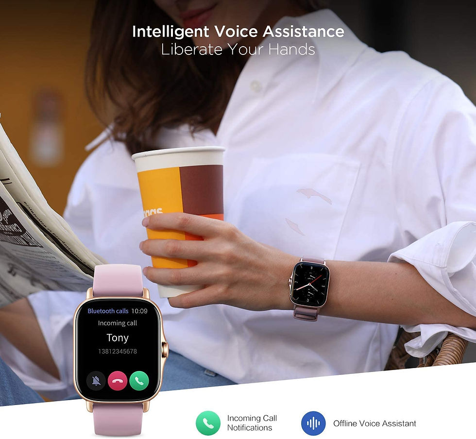 Thumbnail: Amazfit GTS 2e Smart Watch for Women, Alexa Built-In, Health & Fitness Tracker 