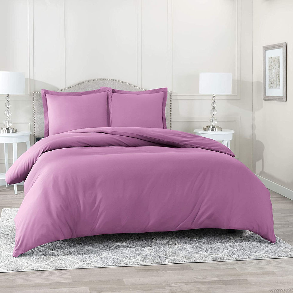 الصورة المصغرة: Nestl White Duvet Cover Queen Size - Soft Queen Duvet Cover Set, 3 Piece Double