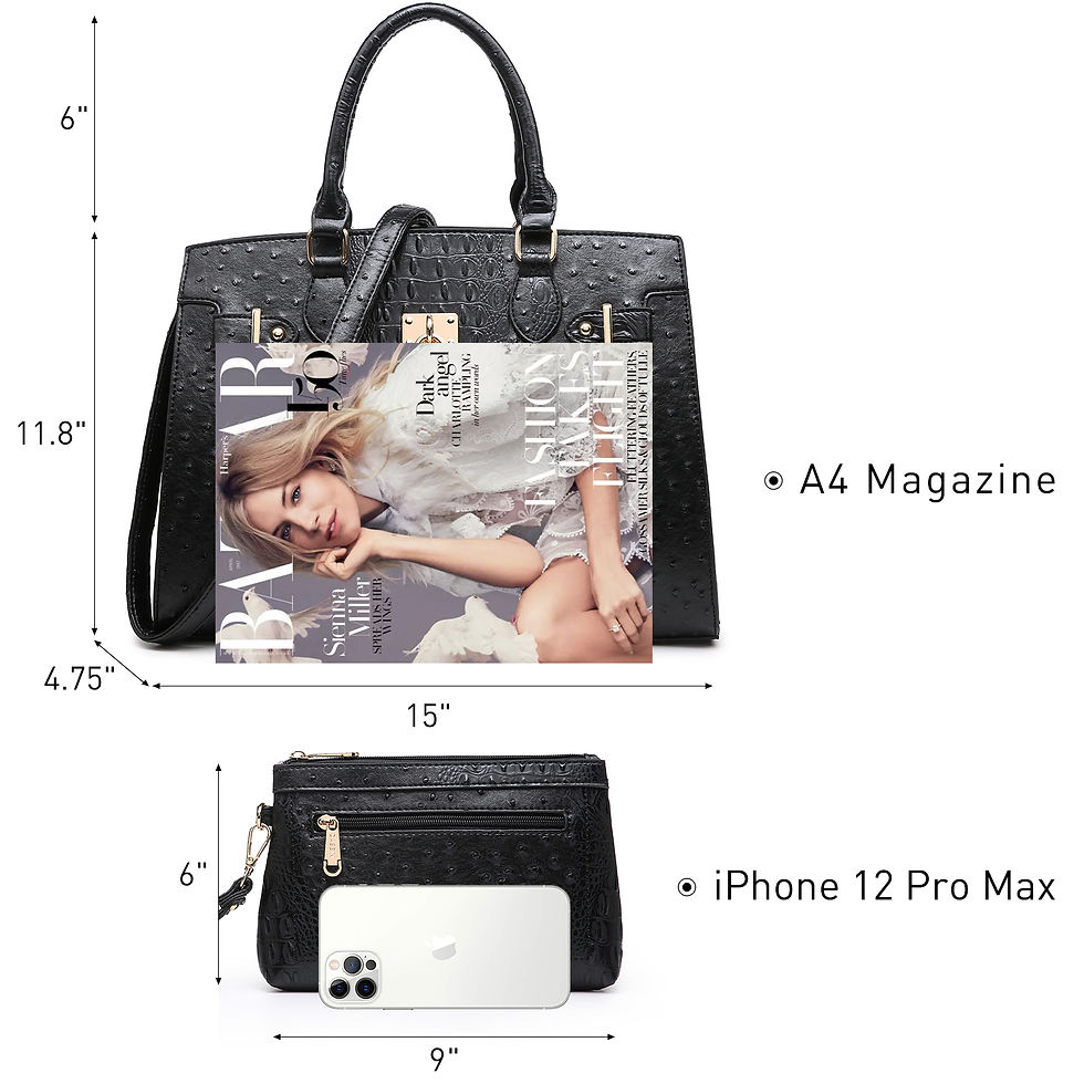 Миниатюра: Dasein Women Handbags and Purses Ladies Shoulder Bag Top Handle Satchel Tote Wo