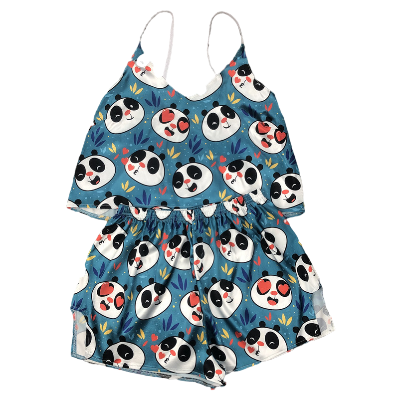 Miniatura: 2022 Women Pajama Two Piece Set 