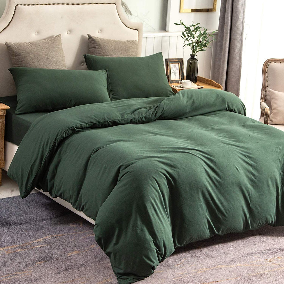الصورة المصغرة: PURE ERA Jersey Knit Duvet Cover Set 100% T-Shirt Cotton Super Soft Comfy, Soli