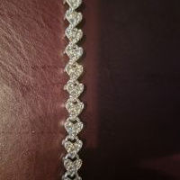 サムネイル： 2021 New Fashion Roman Style Woman 925 Sterling Silver Crystal Diamond Bracelet