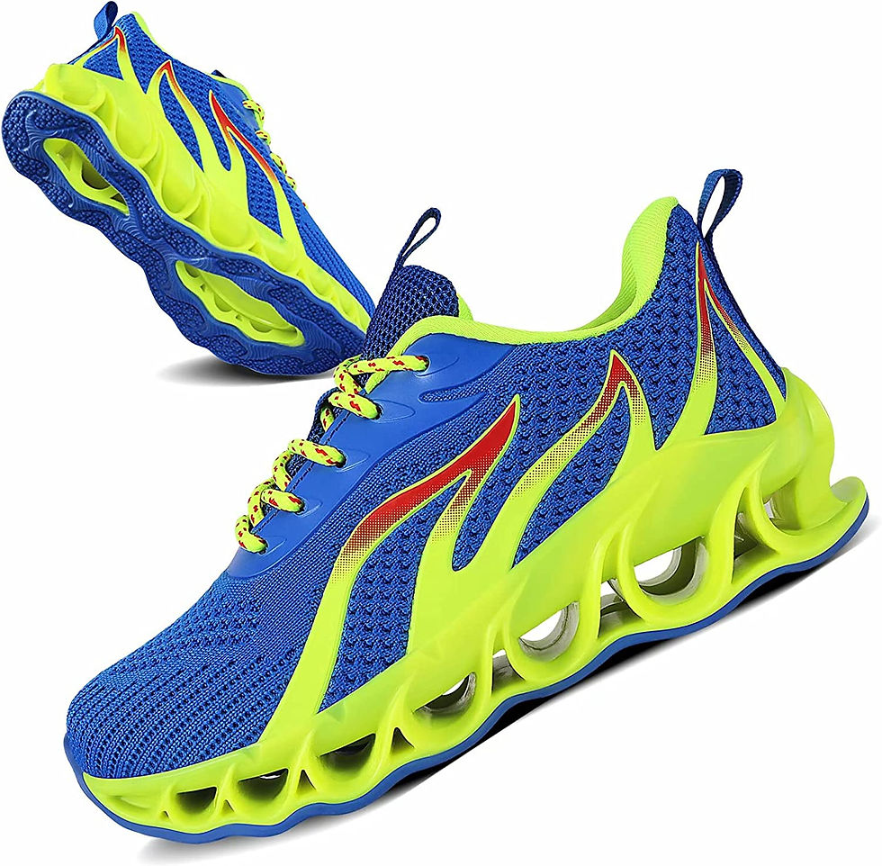 Thumbnail: UMIYE Boys Girls Sneakers Kids Running Walking Shoes Mesh Breathable Non-Slip A