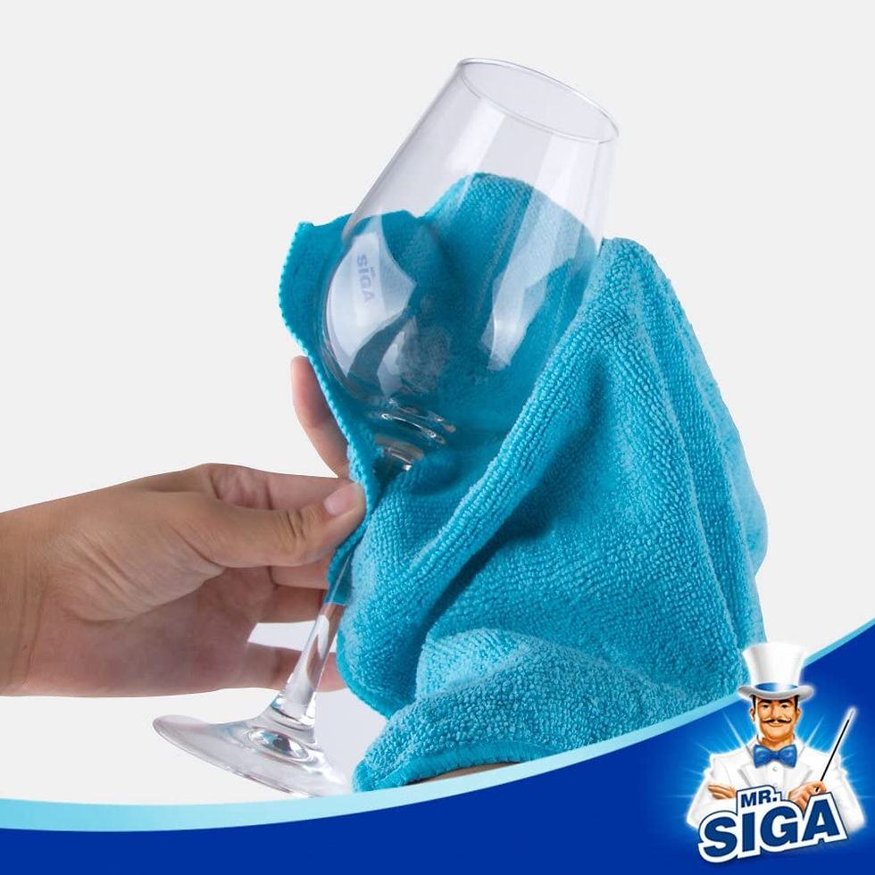 Thumbnail: MR.SIGA Microfiber Cleaning Cloth,Pack of 12,Size:12.6" x 12.6"