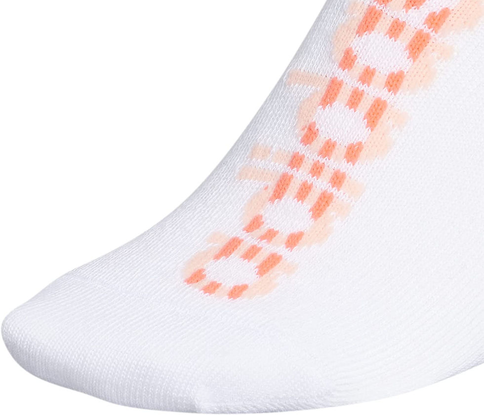 Thumbnail: adidas womens Superlite Linear Super No Show Socks (6-pair)