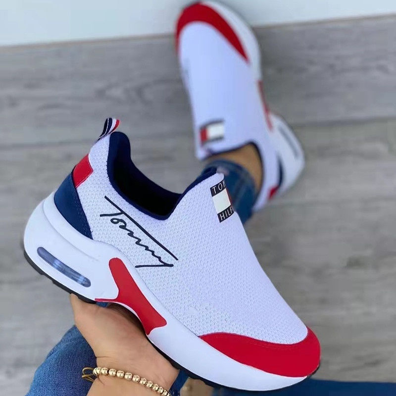 Thumbnail: New Women Fashion Mesh Casual Air Cushion Sneakers in Plus Size Platform Shoes 