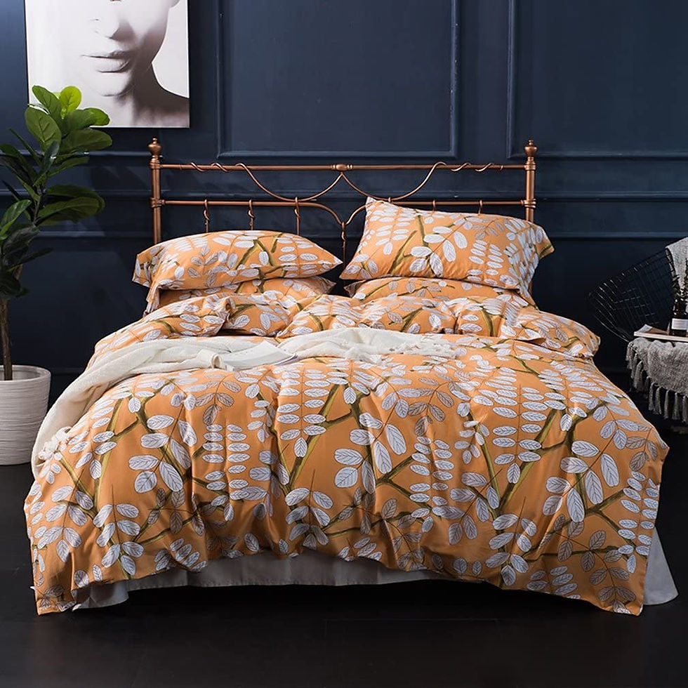 الصورة المصغرة: Modern Vintage Retro Mod Print Bedding Egyptian Cotton Duvet Cover Set Minimali