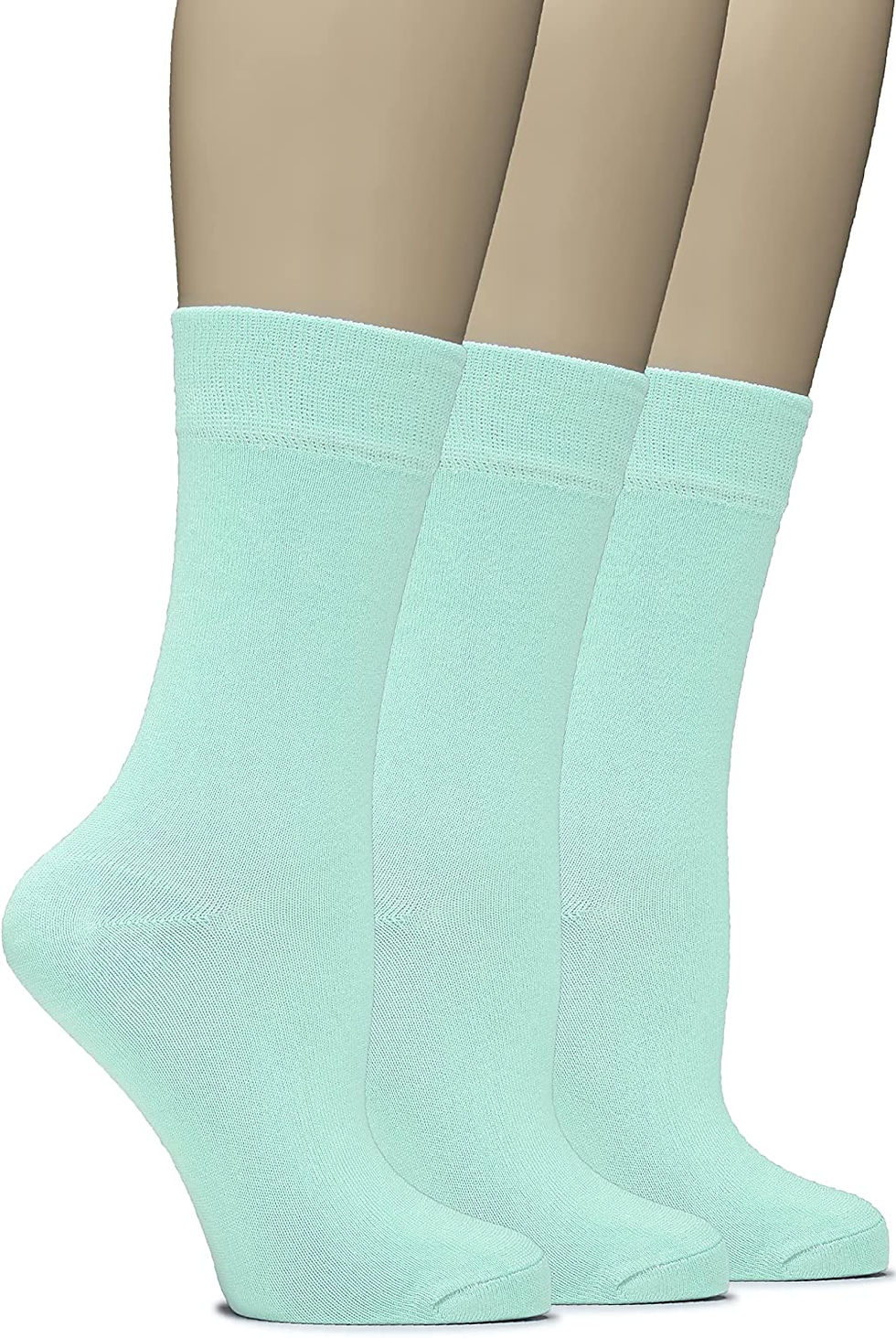Thumbnail: Hugh Ugoli Bamboo Women Socks, Soft Thin Crew Socks for Trouser, Dress, Busines