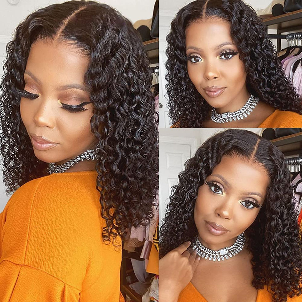 サムネイル： Glueless Short Bob Wigs for Black Women Human Hair Lace Front Wigs Unprocessed 