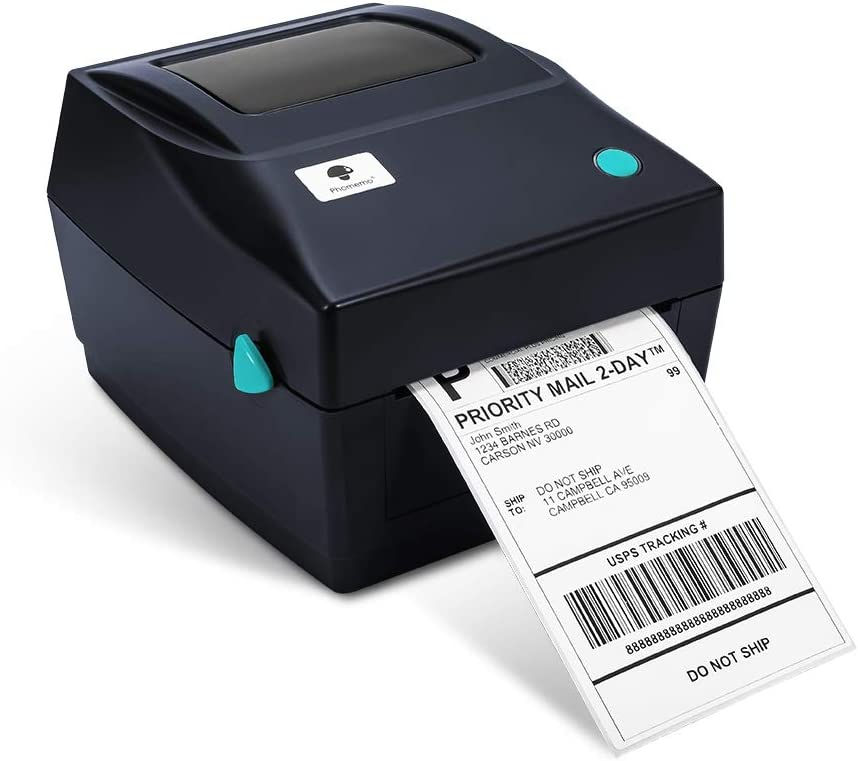 サムネイル： 4x6 Shipping Label Printer - 150mm/s Desktop Label Printer Thermal Label Maker 