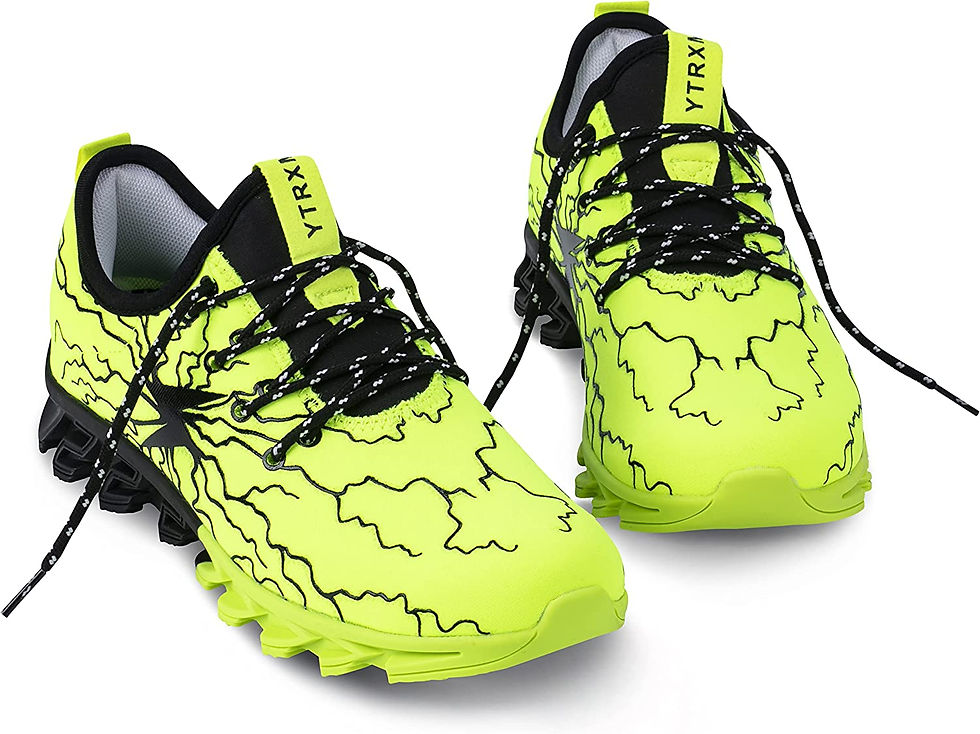 Thumbnail: YAQILUBEI Boys Girls Shoes Lightweight Kids Tennis Sneakers Athletic Sports Run