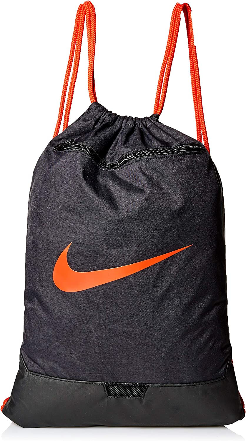 Thumbnail: Nike Brasilia Training Gymsack, Drawstring Backpack with Zipper Pocket and Rein