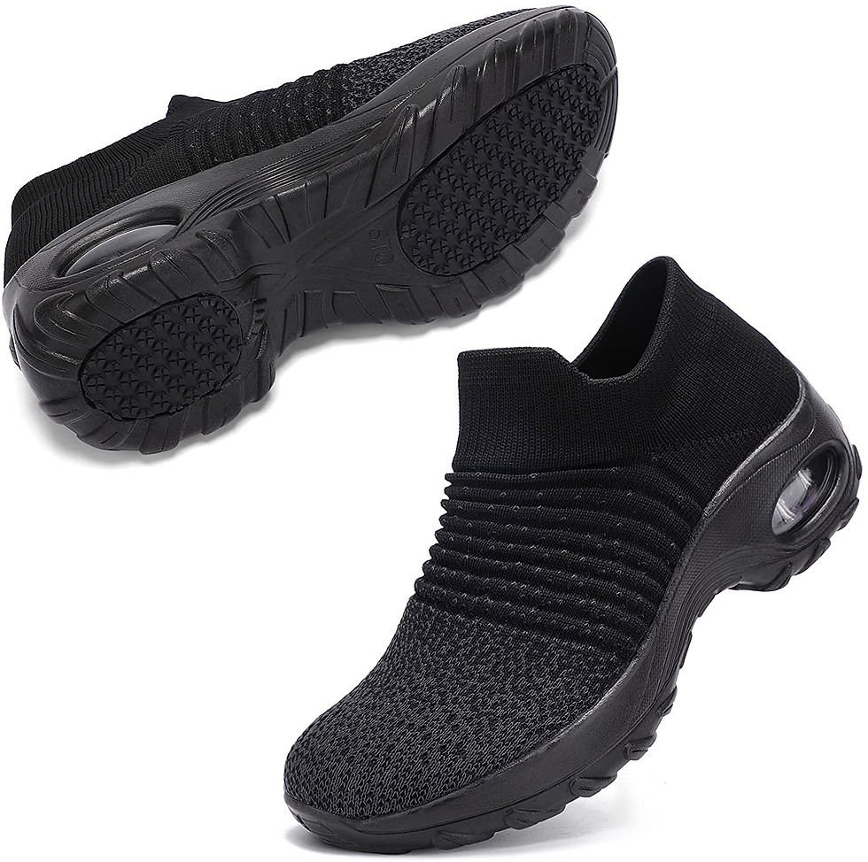 Миниатюра: STQ Slip On Breathe Mesh Walking Shoes Women Fashion Sneakers Comfort Wedge Pla