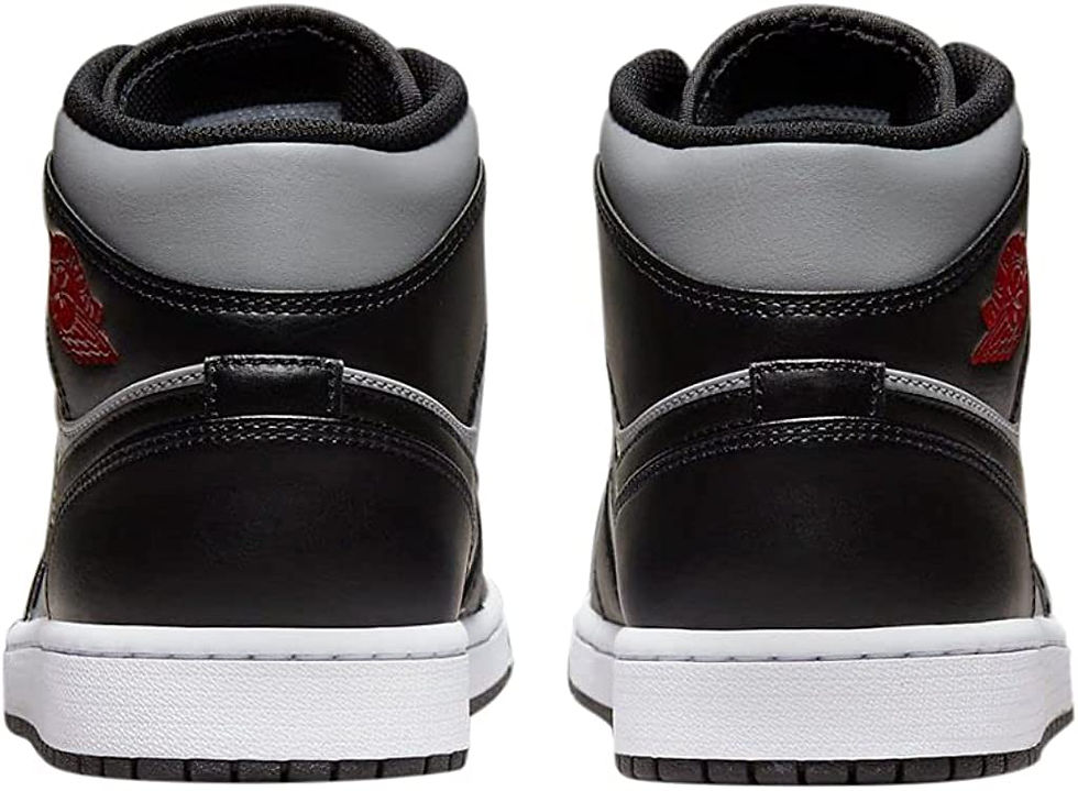 Thumbnail: Jordan Mens Air Jordan 1 Mid 554724 096 Shadow Red