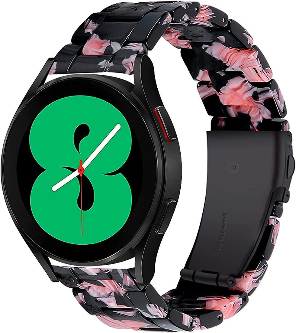 Thumbnail: Miimall Compatible with Samsung Galaxy Watch 4 Band 40mm 44mm, Watch 4 Classic 