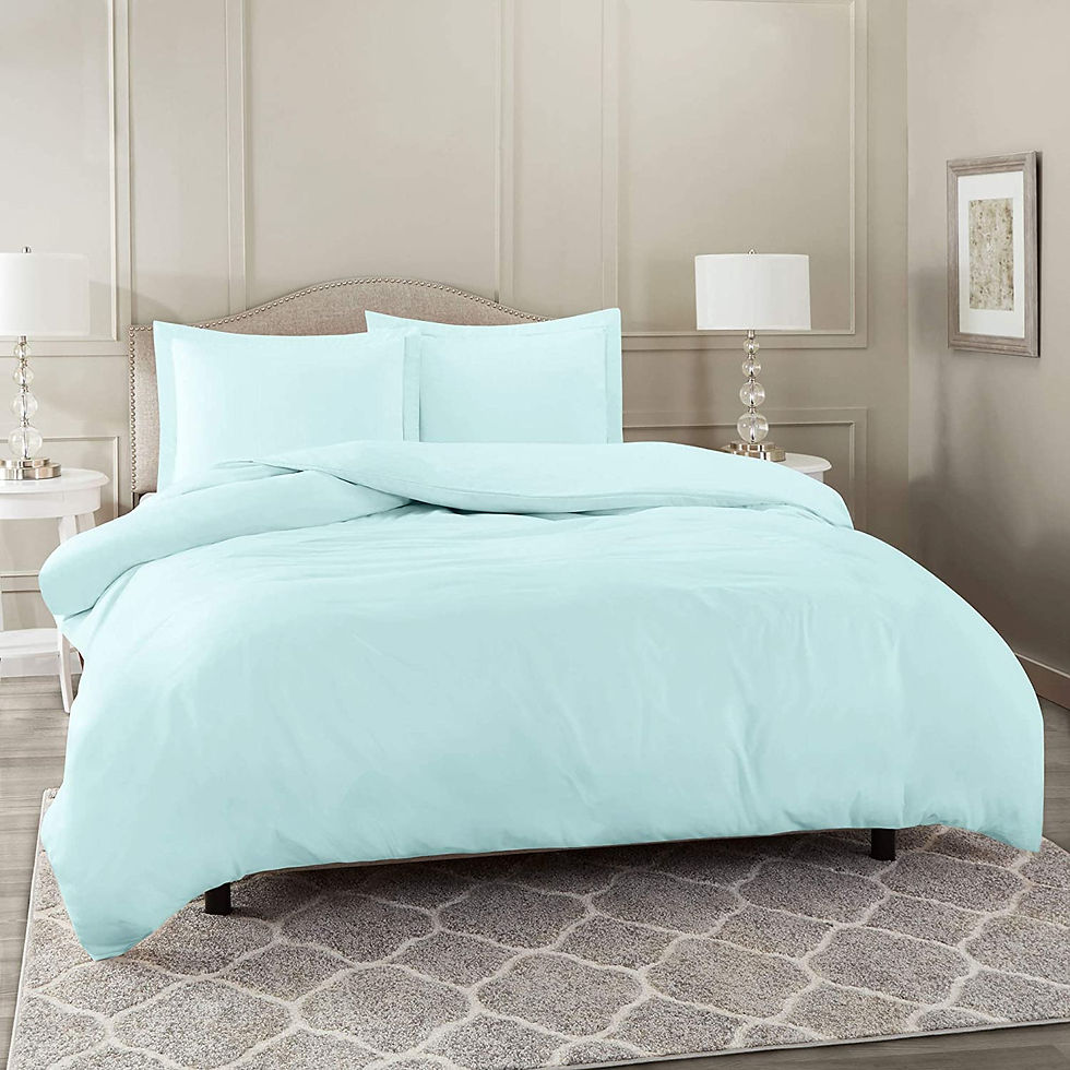 الصورة المصغرة: Nestl White Duvet Cover Queen Size - Soft Queen Duvet Cover Set, 3 Piece Double