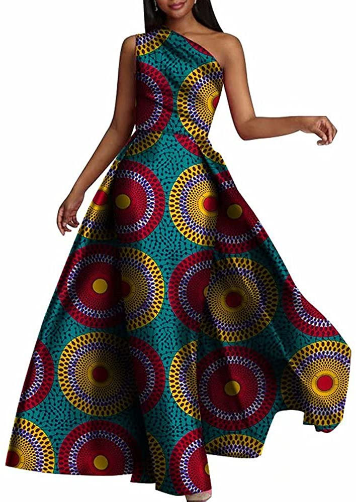 Thumbnail: iooiooi Fashion Dresses with Swallow Tail African Women Print Dashiki Dress One