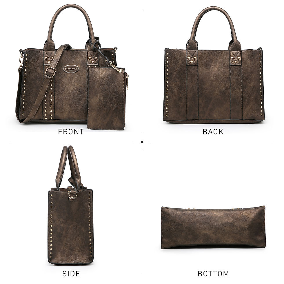 Миниатюра: Women's 3Pcs Purse Handbag Shoulder Bag Tote Satchel Hobo Bag Briefcase Work Ba