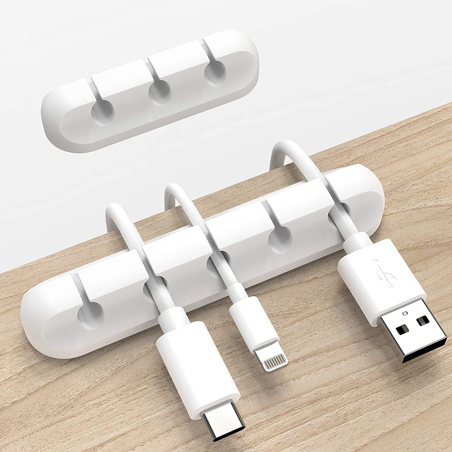 INCHOR Cord Organizer, Cable Clips Cord Holder, Cable Management USB Cable Powe