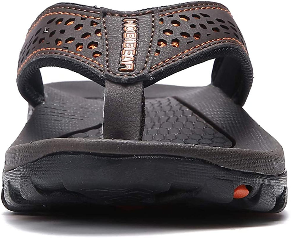 Miniatura: KIIU Mens Thong Sandals Indoor and Outdoor Beach Flip Flop