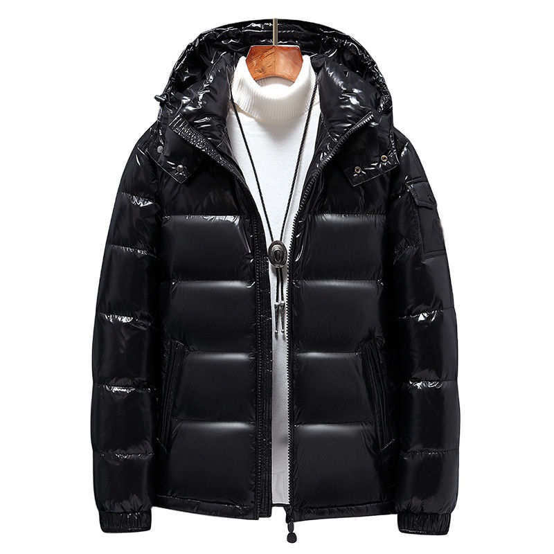 الصورة المصغرة: Custom Contrast Mens Padded Coats Nylon Bubble Puffer Jacket Coat Warm Winter M