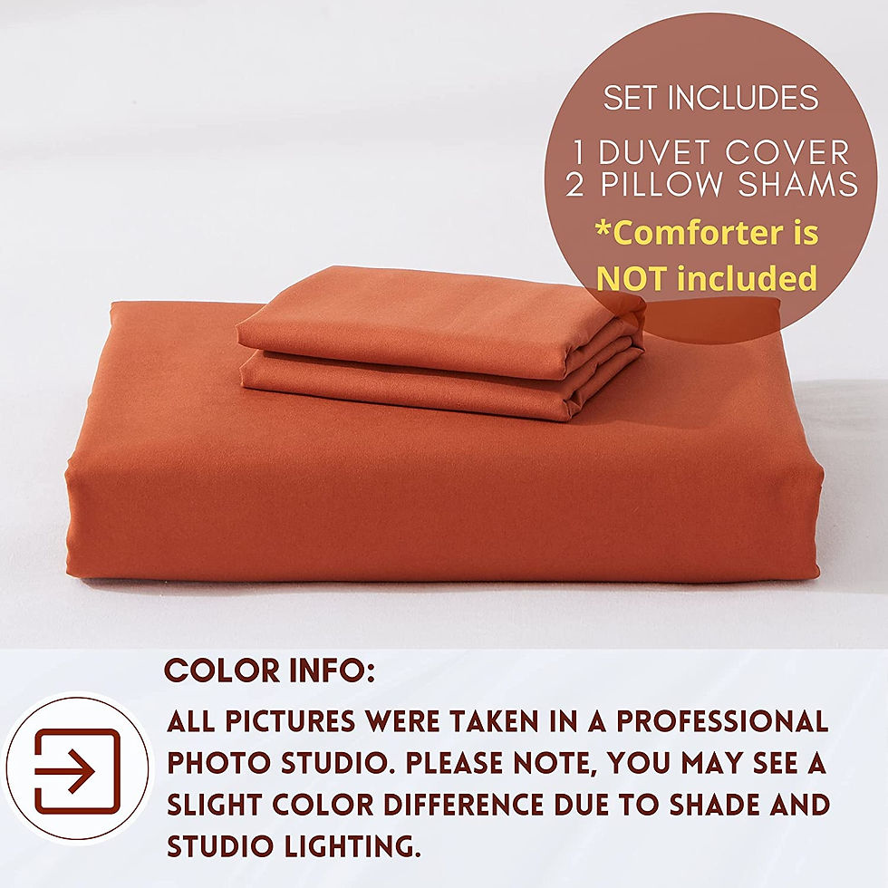 الصورة المصغرة: Alazuria Bedding Duvet Cover 3 Piece Set 100% Washed Microfiber-Ultra Soft Brea
