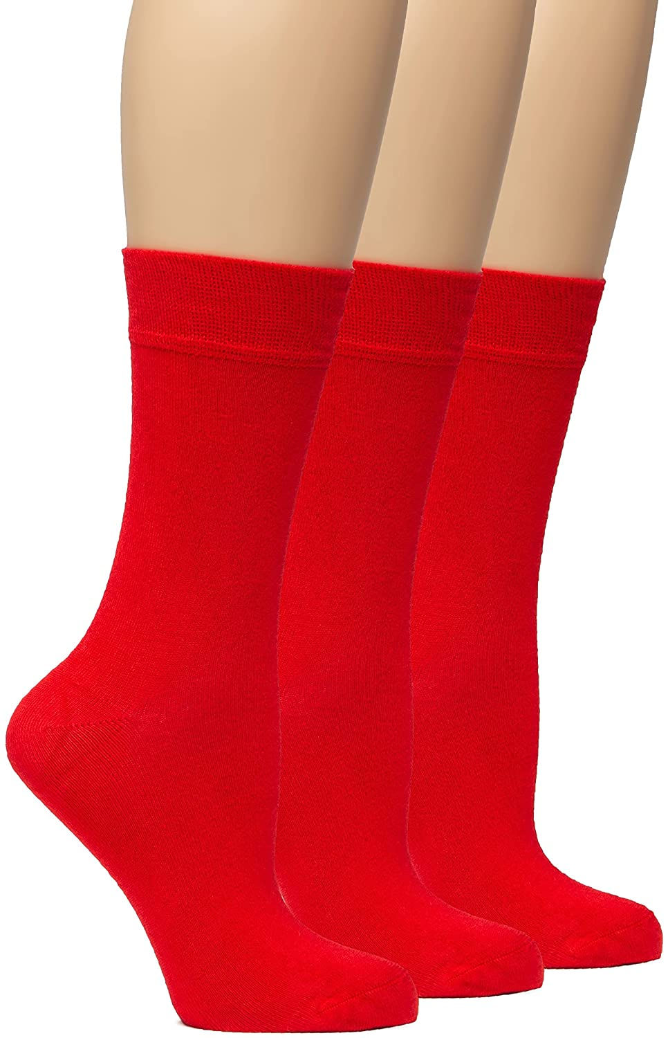 Thumbnail: Hugh Ugoli Bamboo Women Socks, Soft Thin Crew Socks for Trouser, Dress, Busines