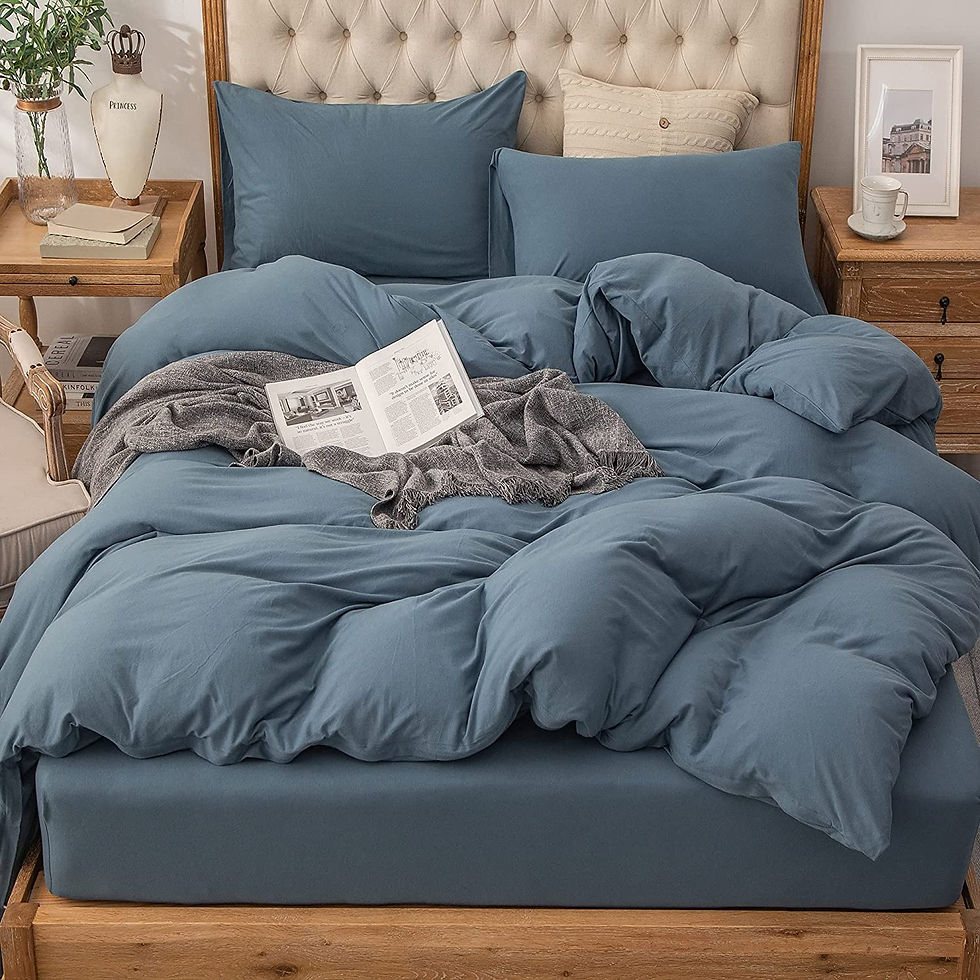 الصورة المصغرة: PURE ERA Jersey Knit Duvet Cover Set 100% T-Shirt Cotton Super Soft Comfy, Soli