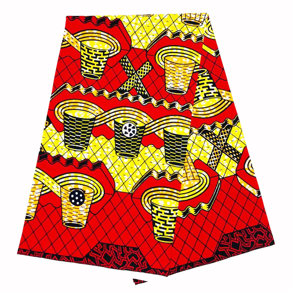 Thumbnail: Trendy Color Soft Veritable 100% Cotton Wax Fabric Kente Design African Digital
