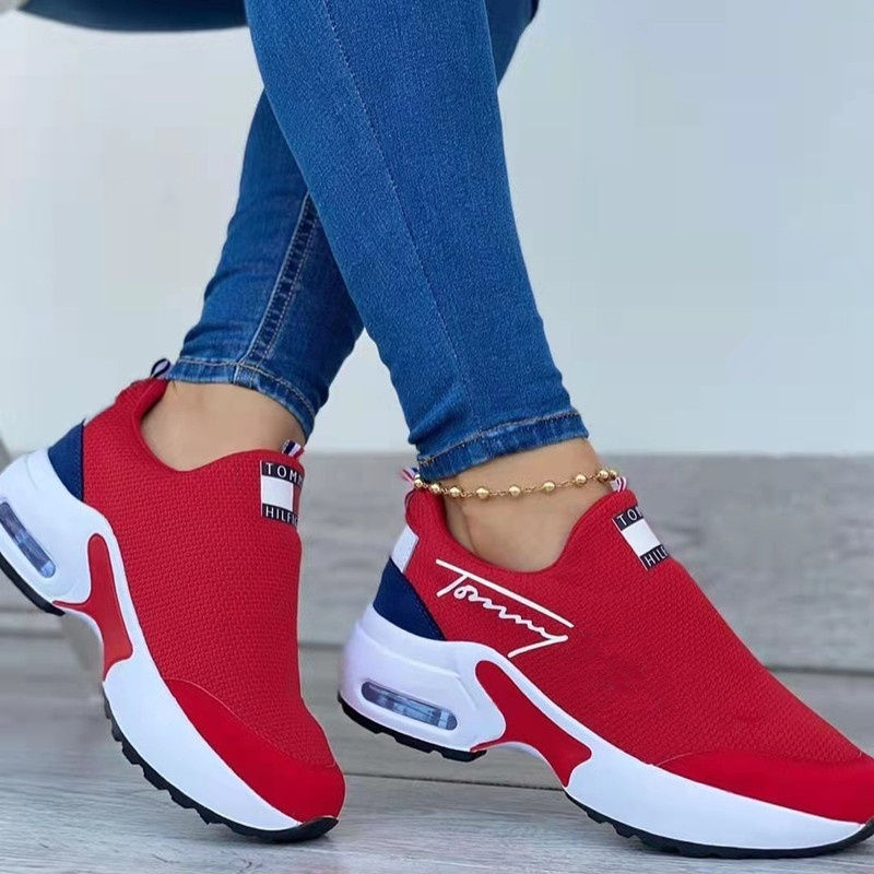 Thumbnail: New Women Fashion Mesh Casual Air Cushion Sneakers in Plus Size Platform Shoes 