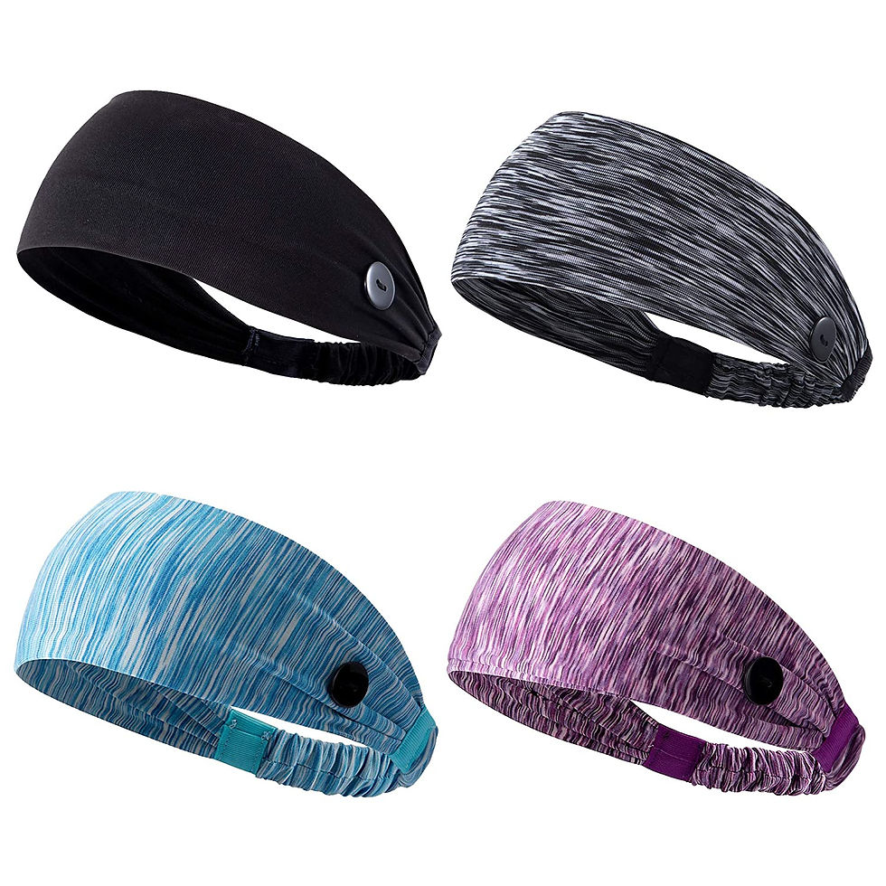 थंबनेल: 4Pcs Headbands with Buttons Face mask for Doctor Nurse Protect Ears Elasticity 