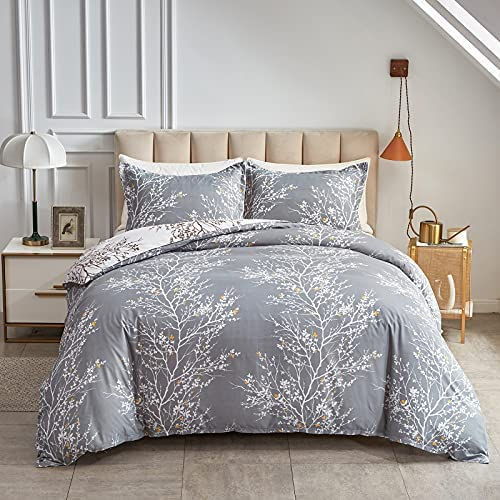 Thumbnail: 3 Piece Duvet Cover Set Queen (1 All Season Design Duvet Cover + 2 Pillow Shams