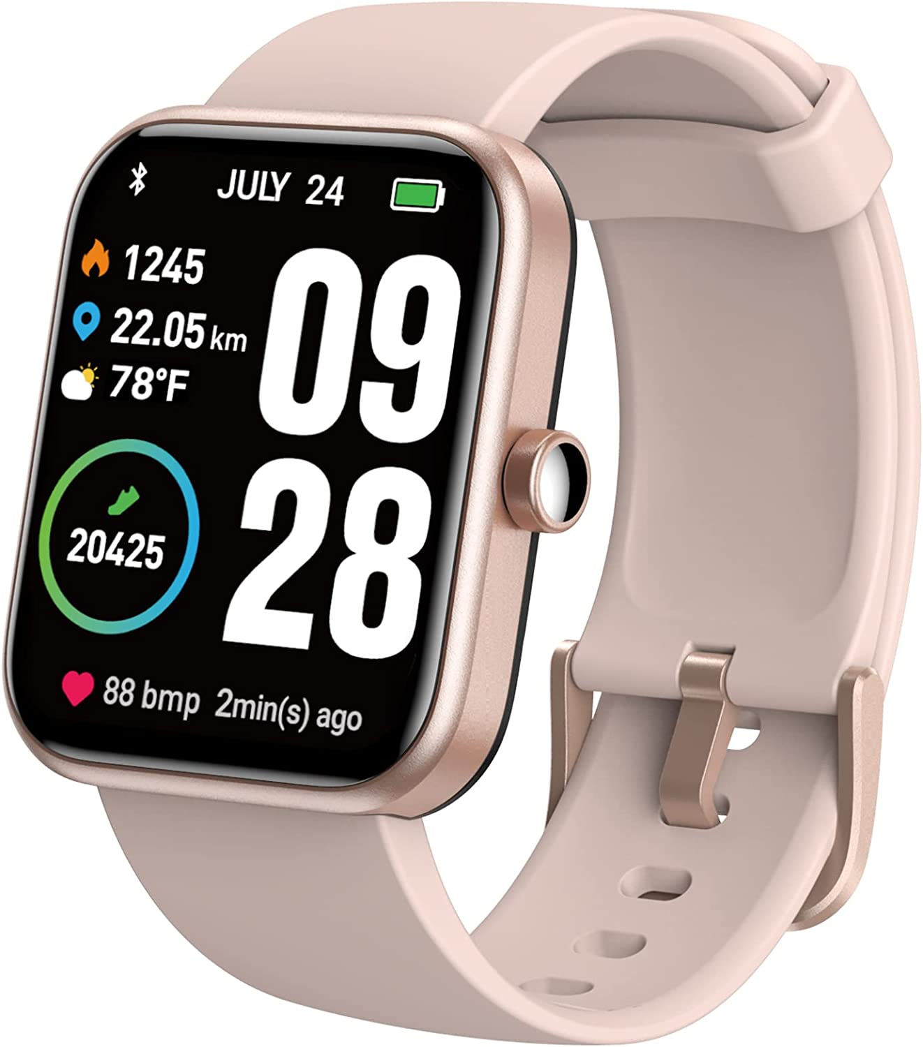 TOZO S2 Smart Watch Alexa Built-in Fitness Tracker with Heart Rate and Blood Ox