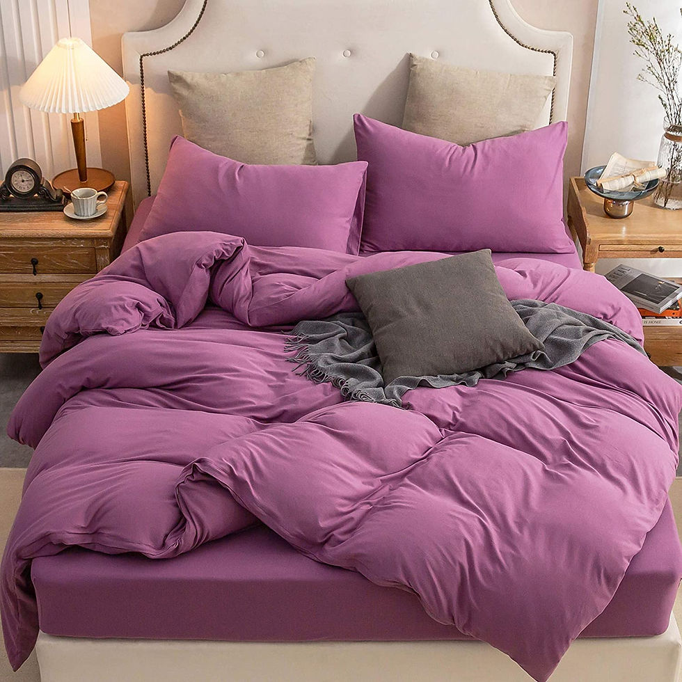 الصورة المصغرة: PURE ERA Jersey Knit Duvet Cover Set 100% T-Shirt Cotton Super Soft Comfy, Soli