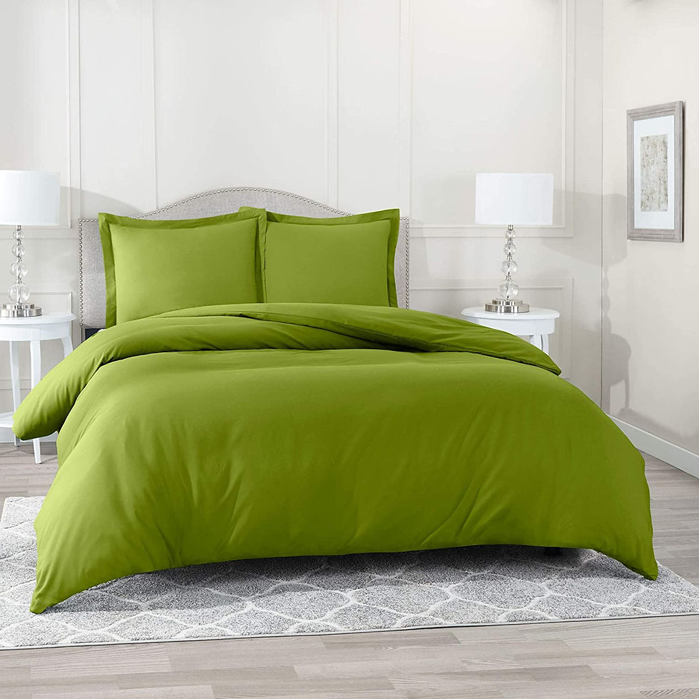 الصورة المصغرة: Nestl White Duvet Cover Queen Size - Soft Queen Duvet Cover Set, 3 Piece Double