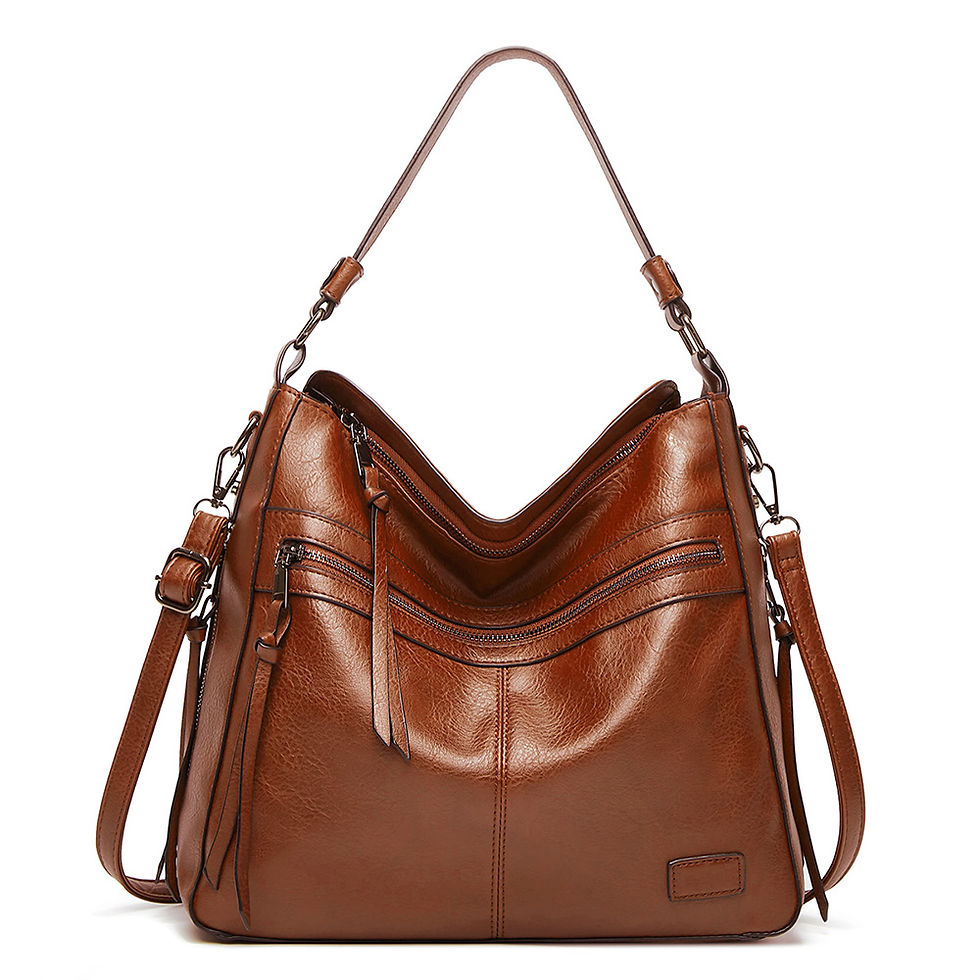 Миниатюра: Sexy Dance Womens PU Leather Tote Shoulder Bags Retro Brown Handbags and Purses