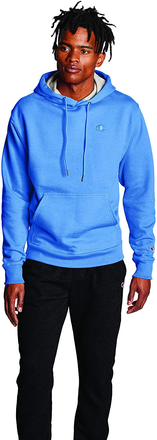 थंबनेल: Champion Men's Powerblend Fleece Hoodie, C Logo