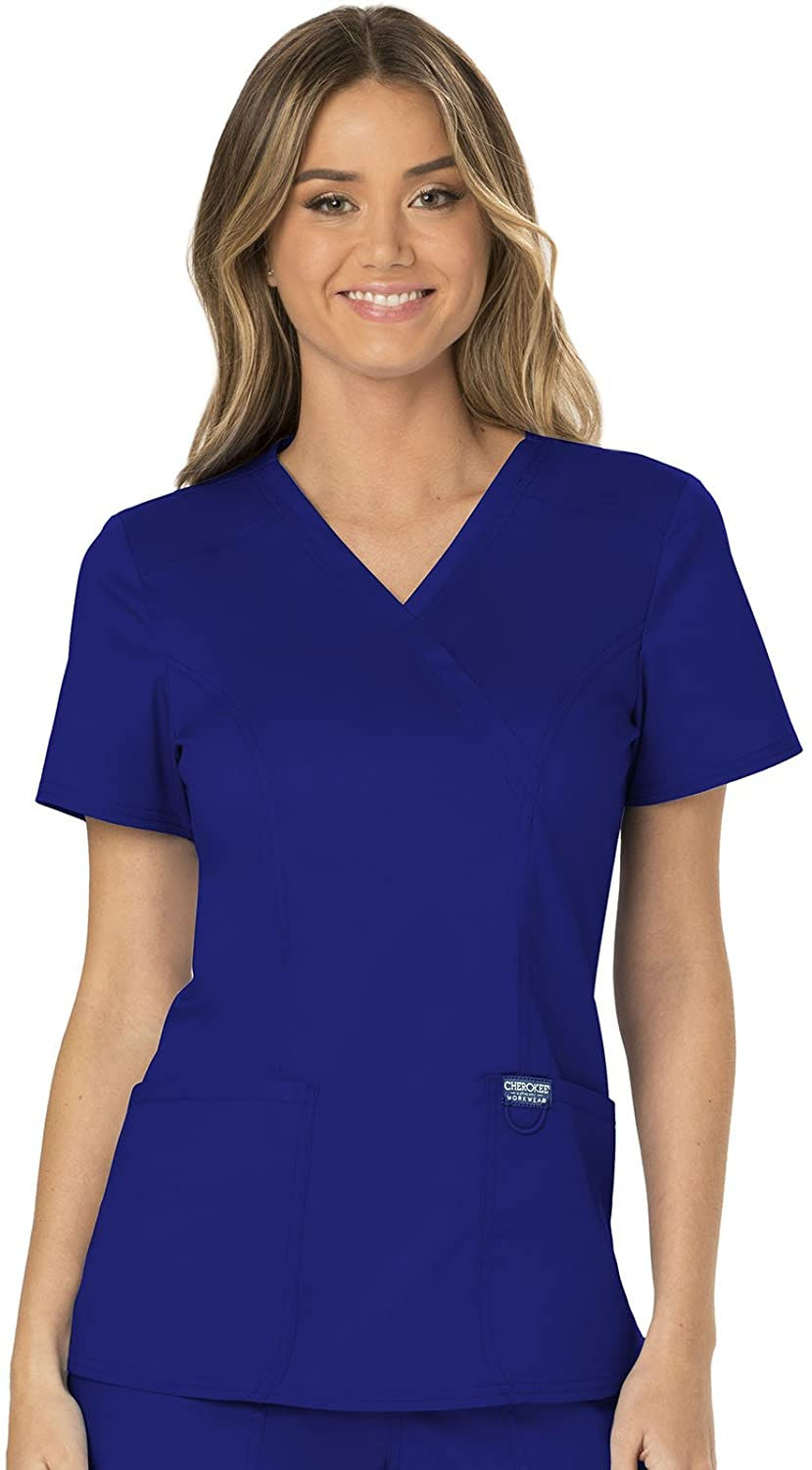 Thumbnail: WW Revolution by Cherokee Womens Mock Wrap Top