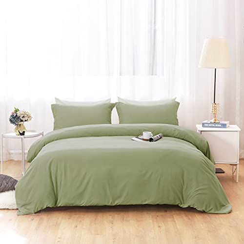 الصورة المصغرة: Duvet Covers Queen Size - Ultra Soft and Breathable Bedding Comforter Cover Set